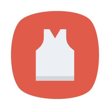 t-shirt simgesi vektör illüstrasyonu 