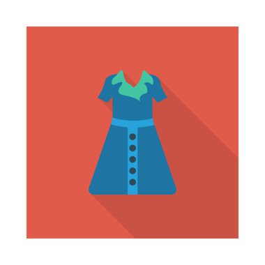 elbise simgesi vektör illüstrasyonu  