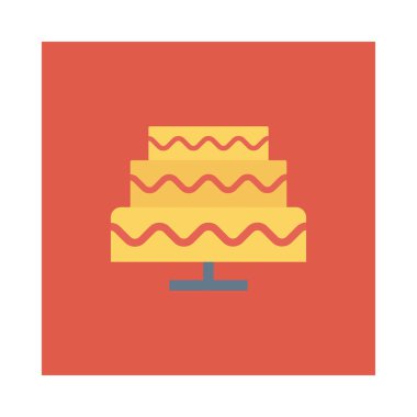 kek ikonu vektör illüstrasyonu 