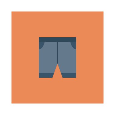 pantolon simgesi vektör illüstrasyonu 