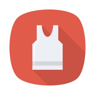 Beyaz arka plan üzerinde izole moda düz simgesi 