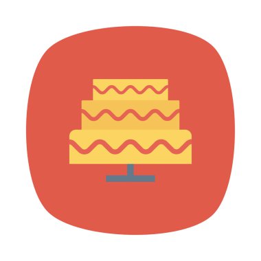 kek ikonu vektör illüstrasyonu 