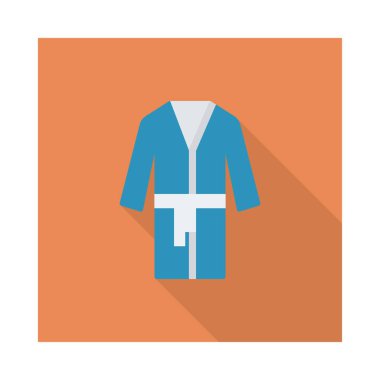 bornoz simge vektör çizim 