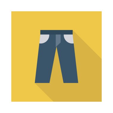 pantolon simgesi vektör illüstrasyonu 