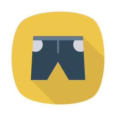 Beyaz arka plan üzerinde izole moda düz simgesi 