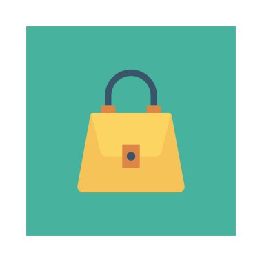 çanta simgesi vektör illüstrasyonu 