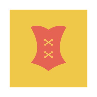 korse simge vektör çizim 