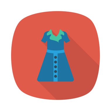 elbise simgesi vektör illüstrasyonu  