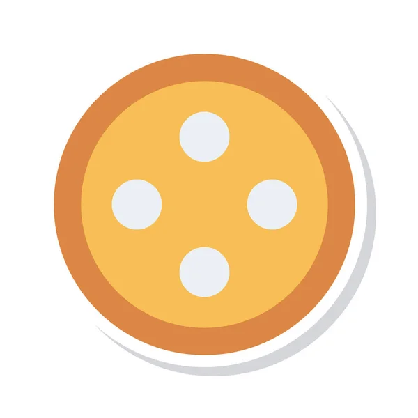 Button Icon Vector Illustration — Stock Vector