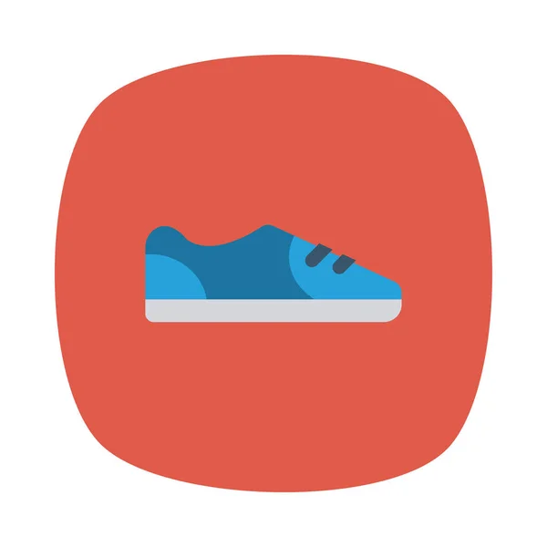 Spor Ayakkabı Simge Vektör Çizim — Stok Vektör