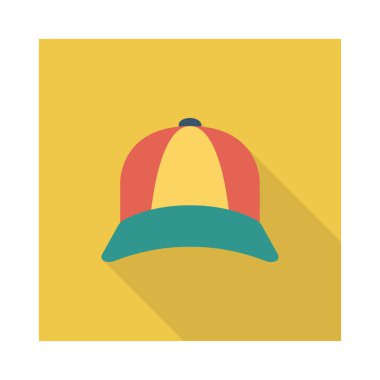 Şapka simgesi vektör illüstrasyonu 