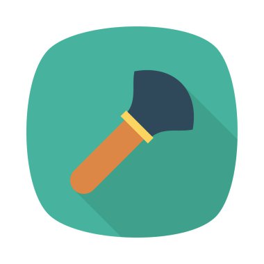 Fırça simgesi vektör illüstrasyonu 