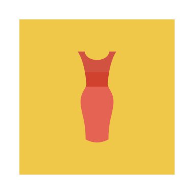 elbise simgesi vektör illüstrasyonu 