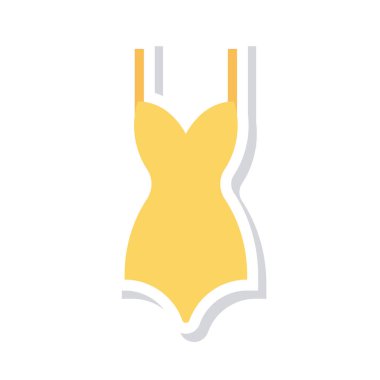 Beyaz arka plan üzerinde izole giysi düz simgesi 