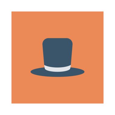 Şapka simgesi vektör illüstrasyonu 