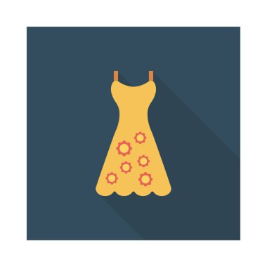 elbise simgesi vektör illüstrasyonu 