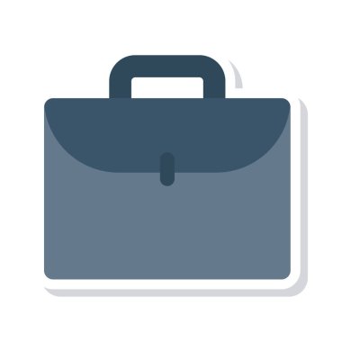 çanta simgesi vektör illüstrasyonu 