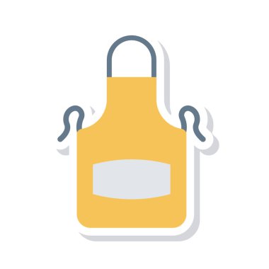 önlük simge vektör çizim 