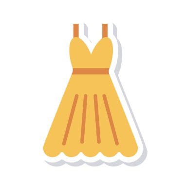 elbise simgesi vektör illüstrasyonu 