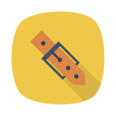 Beyaz arka plan üzerinde izole moda düz simgesi 