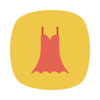 elbise simgesi vektör illüstrasyonu 