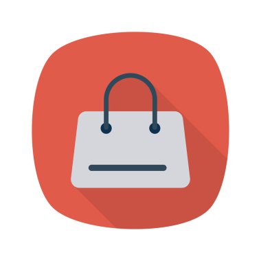 çanta simgesi vektör illüstrasyonu 