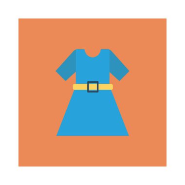 elbise simgesi vektör illüstrasyonu 