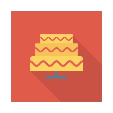 kek ikonu vektör illüstrasyonu 