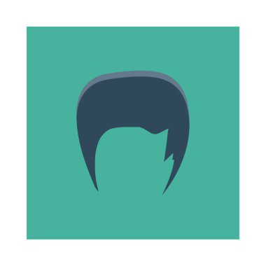 simge vektör çizim peruk 