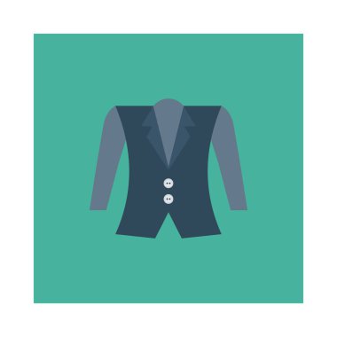 Beyaz arka plan üzerinde izole moda düz simgesi 