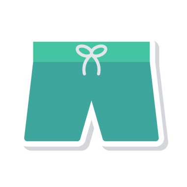 pantolon simgesi vektör illüstrasyonu 