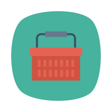 Sepet Simgesi vektör illüstrasyonu 