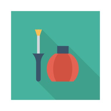 Tırnak cilası vektör illüstrasyonu 