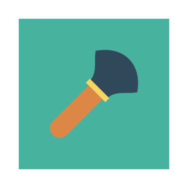 Fırça simgesi vektör illüstrasyonu 