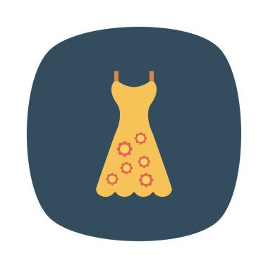 elbise simgesi vektör illüstrasyonu 