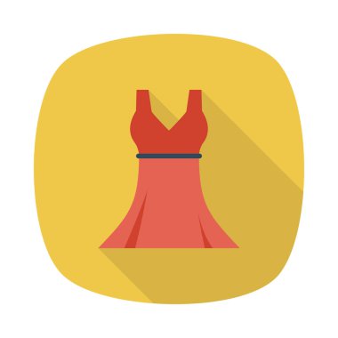 Beyaz arka plan üzerinde izole moda düz simgesi 