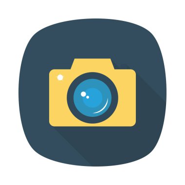 kamera simgesi vektör illüstrasyonu 