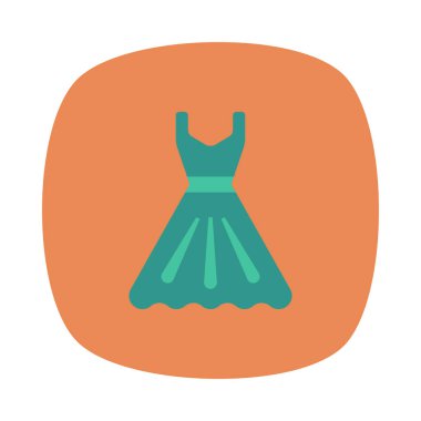 elbise simgesi vektör illüstrasyonu 