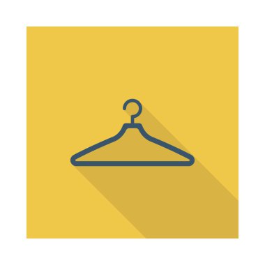 elbise askısı vektör çizim 