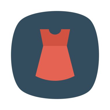 elbise simgesi vektör illüstrasyonu 