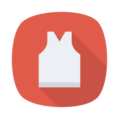 t-shirt simgesi vektör illüstrasyonu 