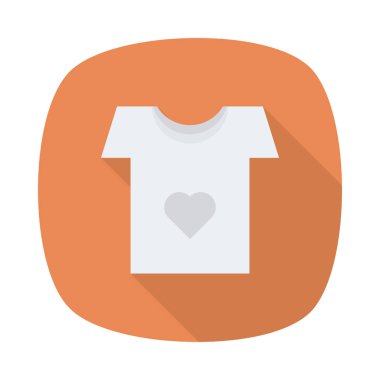 Beyaz arka plan üzerinde izole moda düz simgesi 