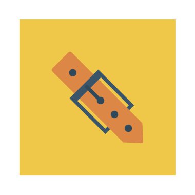 Beyaz arka plan üzerinde izole moda düz simgesi 