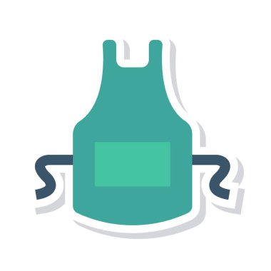 Beyaz arka plan üzerinde izole moda düz simgesi 