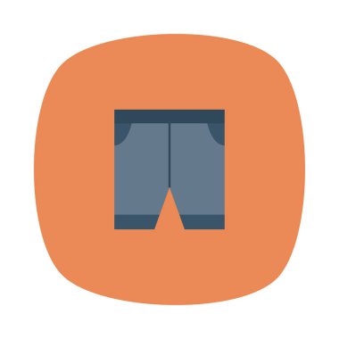 pantolon simgesi vektör illüstrasyonu 