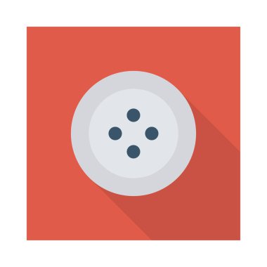 düğme simgesi vektör illüstrasyonu 