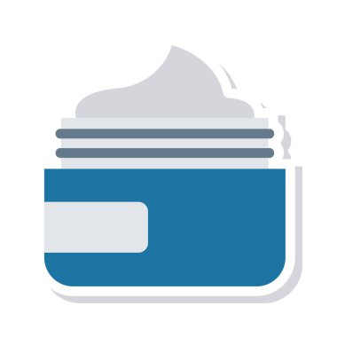 krem simge vektör çizim 