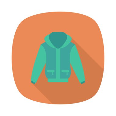 Beyaz arka plan üzerinde izole moda düz simgesi 