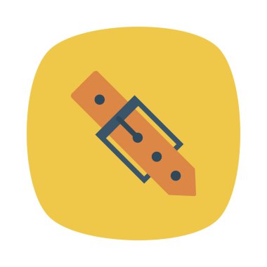 Beyaz arka plan üzerinde izole moda düz simgesi 