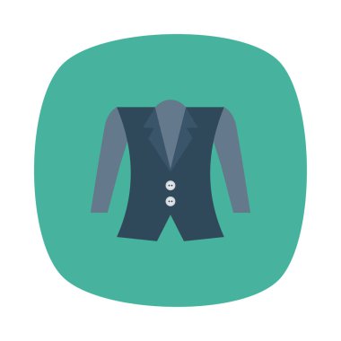 Beyaz arka plan üzerinde izole moda düz simgesi 